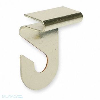 GRAINGER APPROVED Single Point Hook Steel Brass PK2, 1RCJ9