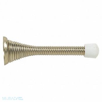 GRAINGER APPROVED Door Stop Spring Brass 3 Lx3 Hx1 In W, 1RCT2