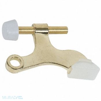 GRAINGER APPROVED Door Stop Pin Brass 2 Lx1 Hx1/2 In W, 1RCT5