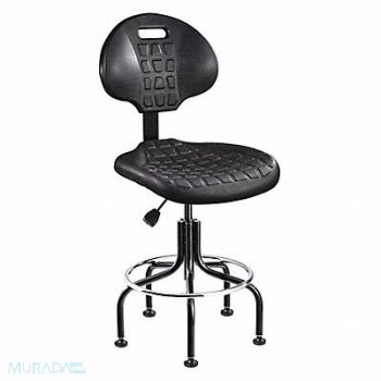 BEVCO Task Chair Poly Black 24 to 29 Seat Ht, 1RL23