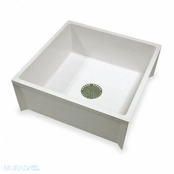 ELMustee Mop Basin Square 24inx24inx10in, 1RLN4