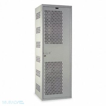 HALLOWELL Lckr 1x1Lckr Lt Gray 72 x18 x22 Assm, 1RZU9