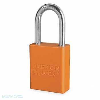 AMERICAN LOCK D1918 Lockout Padlock KD Orange 1-7/8 H, 1TDC2
