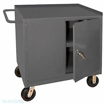DURHAM MFG Mobile Cabinet Bench Steel 42 W 24 D, 1TGL5