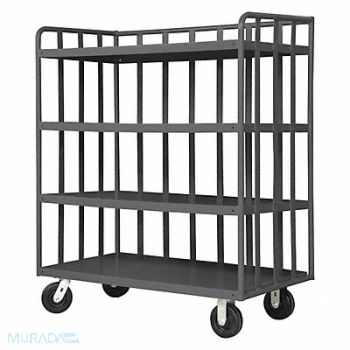 GRAINGER APPROVED Rod Truck 3000 lb 4 Shelf 60 in L, 9KC07