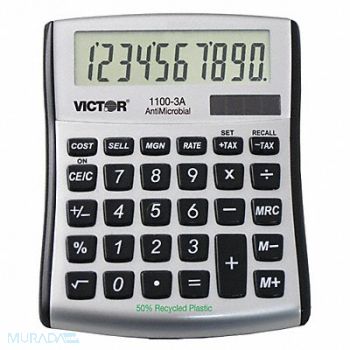 VICTOR Portable Calculator LCD 10 Digits, 1TLV9