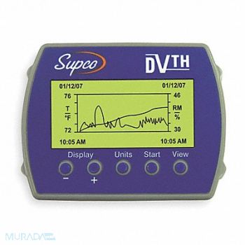 SUPCO Data View Logger Temp and Humidity, 1TMR5