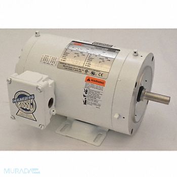 DAYTON Washdown Motor 1/2 HP 3550 56C 230/460V, 1TRZ7