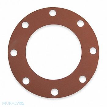 GRAINGER APPROVED Gasket Full Face 8 In 1/8 In Thick SBR, 5WLZ4