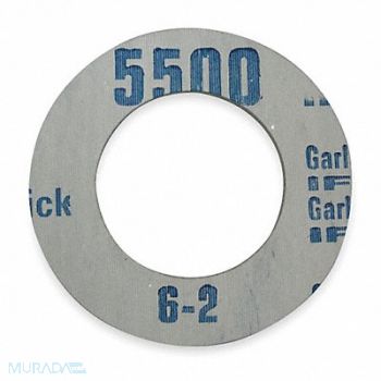 GARLOCK Flange Gasket 1/2 in 1/8 in Gray, 38VP96