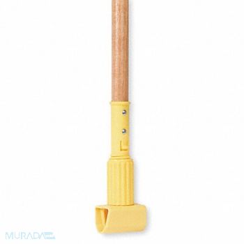 TOUGH GUY Wet Mop Handle 60 in L Natural, 1TYY9