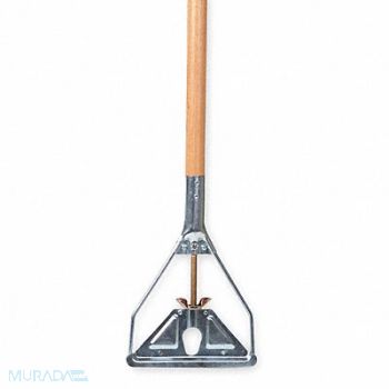 TOUGH GUY Wet Mop Handle 60 in L Natural, 1TZA7