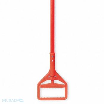 TOUGH GUY Wet Mop Handle 60 in L Orange, 1TZA8