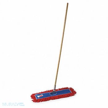 TOUGH GUY Dust Mop Kit 24 in W Blue/Red, 56FJ79