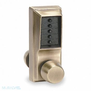 KABA Push Button Lock Entry Antique Brass, 1U083
