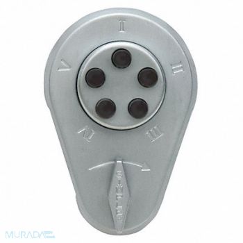 KABA D0003 Pushbutton Deadbolt Satin Chrome, 1U085