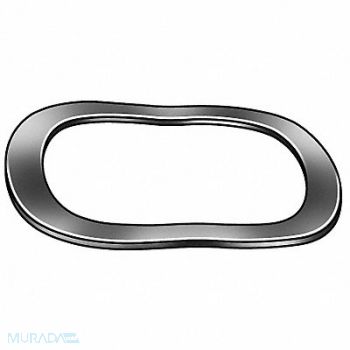 GRAINGER APPROVED Spring Assort Wave Spring Steel/SS 62Pcs, 3HPU9