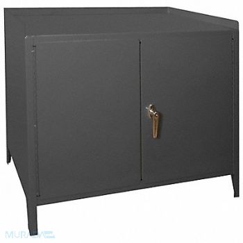 DURHAM MFG Cabinet Workbench Steel 36 W 24 D, 1UBK8