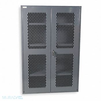 DURHAM MFG Storage Cabinet 60 x36 x18 Gray 3Shlv, 1UBL1