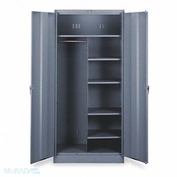 TENNSCO Storage Cabinet 78 x36 x24 MdGry 5Shlv, 1UBU7