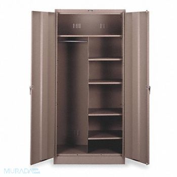 TENNSCO Storage Cabinet 78 x36 x24 Sand 5Shlv, 1UBU8
