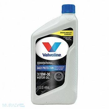 VALVOLINE Engine Oil 10W-30 Conventional 1qt, 1UBX2