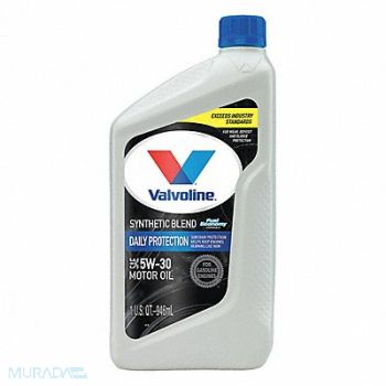 VALVOLINE Engine Oil 5W-30 Synthetic Blend 1qt, 1UBY3