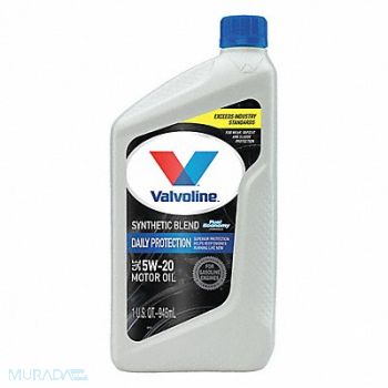 VALVOLINE Engine Oil 5W-20 Synthetic Blend 1qt, 1UBY4