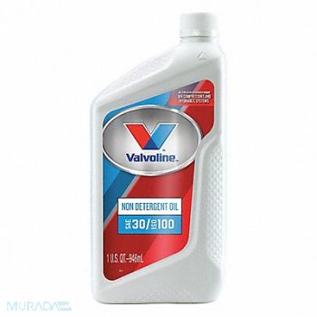 VALVOLINE Engine Oil 30 Conventional 1qt, 1UBY5
