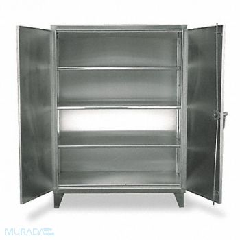 STRONG HOLD Strg Cab 66 x48 x24 Silver 3Shlv, 1UCC7