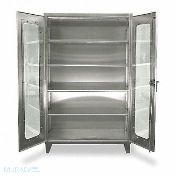 STRONG HOLD Strg Cab 78 x60 x24 Silver 4Shlv, 1UCD3