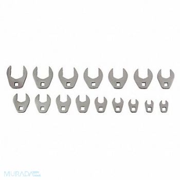 PROTO Crowfoot Skt Set Steel DvSz 3/8 Metric, 1UDT8