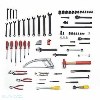 PROTO Railroad Tool Set Machinst SAE 89-Pieces, 1UDY1