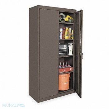 GRAINGER APPROVED F8666 Storage Cabinet 72 x36 x24 Gray 4Shlv, 1UEZ7