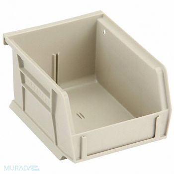 AKRO-MILS F8648 Hang and Stack Bin Stone Plastic 3 in, 1UGL9