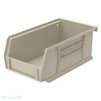 AKRO-MILS F8647 Hang and Stack Bin Stone Plastic 3 in, 1UGN1