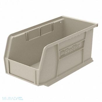 AKRO-MILS F8659 Hang and Stack Bin Stone Plastic 5 in, 1UGN4