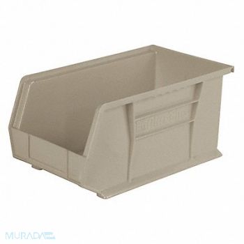 AKRO-MILS F8697 Hang and Stack Bin Stone Plastic 7 in, 1UGN7