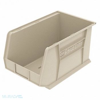 AKRO-MILS F8691 Hang and Stack Bin Stone Plastic 10 in, 1UGR2