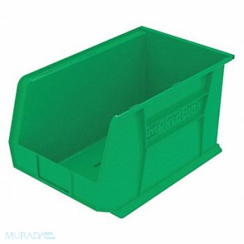 AKRO-MILS F8691 Hang and Stack Bin Green Plastic 10 in, 1UGR3