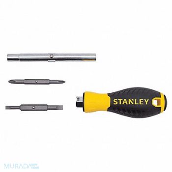 STANLEY Multi-Bit Screwdriver NumBits 2, 1UK65
