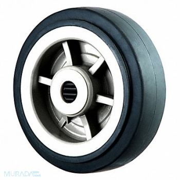 GRAINGER APPROVED Nonmark RBBR Tread Plastic Core Wheel, 1ULR5