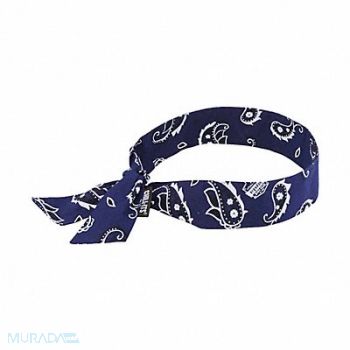 CHILL-ITS BY ERGODYNE Cooling Bandana Universal Blue, 1UM65