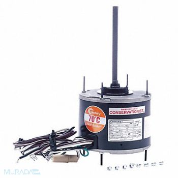 CENTURY Condenser Fan Motor 1/6 HP 825 rpm 60 Hz, 1UME8