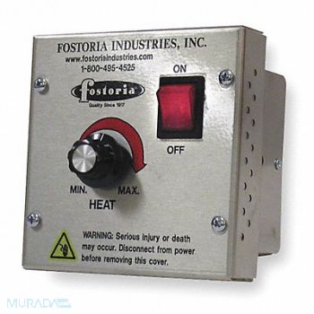 FOSTORIA Wall Variable Heat Cntrl Knob Off Switch, 1UMN2