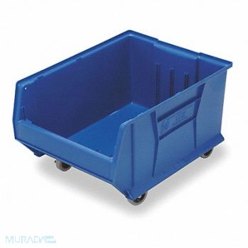 QUANTUM STORAGE SYSTEMS E4548 Mobile Bin Blue Polypropylene 11 in, 1UVP9