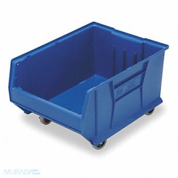 QUANTUM STORAGE SYSTEMS E4549 Mobile Bin Blue Polypropylene 12 in, 1UVR2