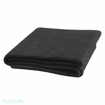 STEINER Welding Blanket 6 ft W 8 ft L Black, 3WE72