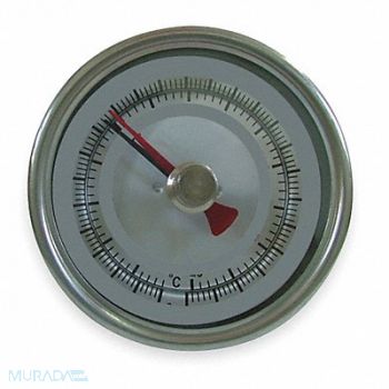 DWYER K3101 Bimetal Thermom 3 In Dial 150 to 750F, 1UYX7