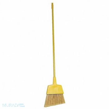 TOUGH GUY Angle Broom 47 in Handle L 12 in Face, 1VAC5